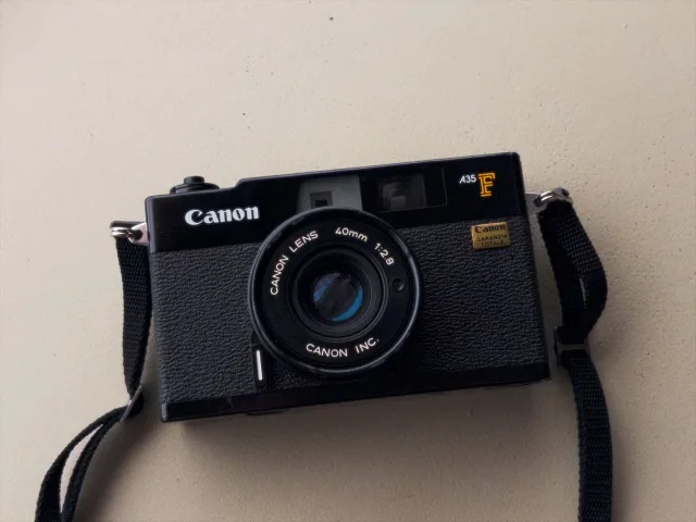 Canon A35 F — 35mm rangefinder compact from 1978